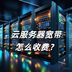 云服务器宽带怎么收费